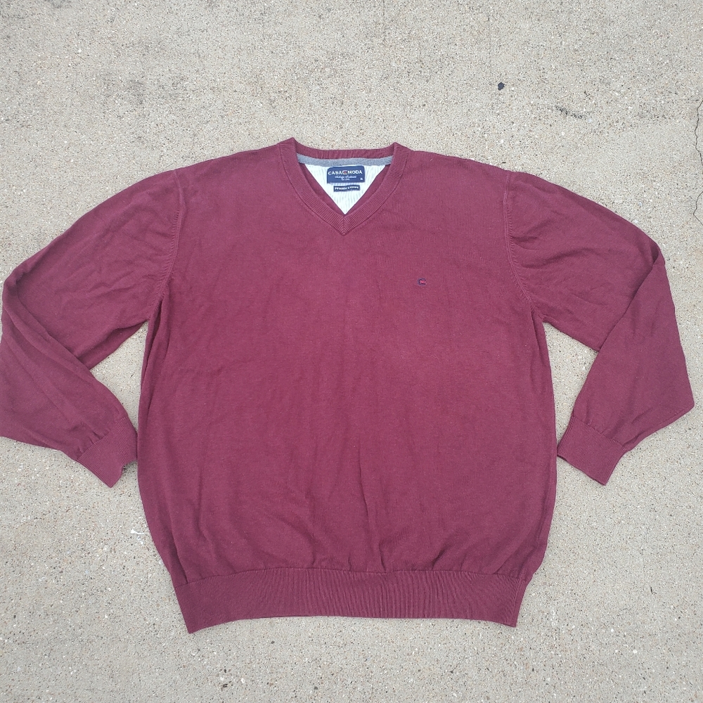 Casa Moda Premium Cotton Crewneck Sweater sz XL